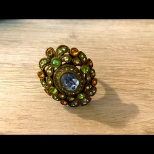 Stone cocktail ring